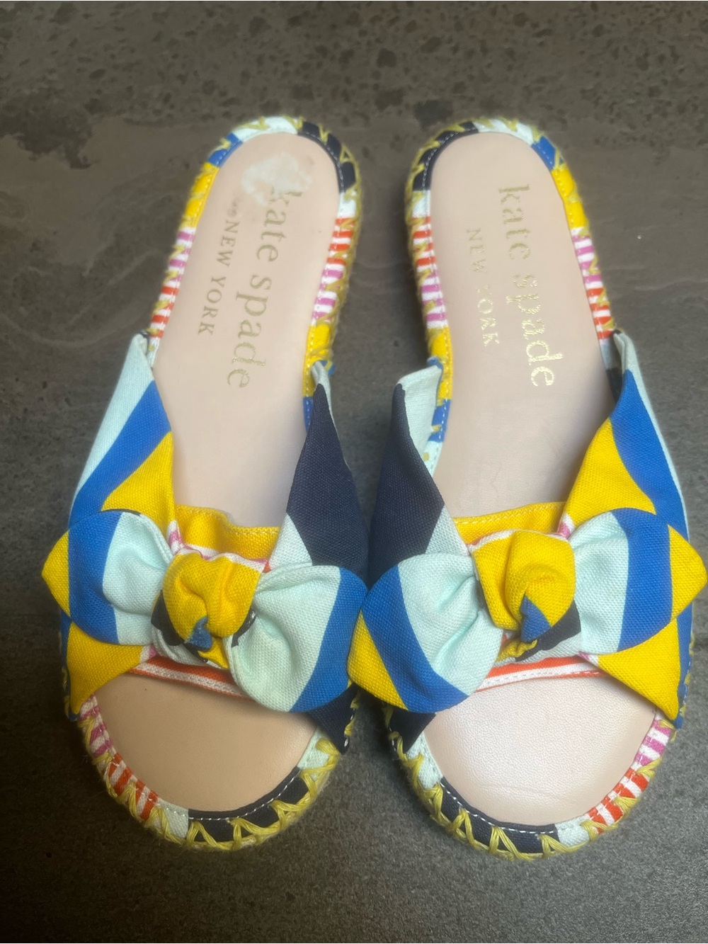 Kate Spade New York Saltie Shore slide sandals size 6.5 - Picture 2 of 5